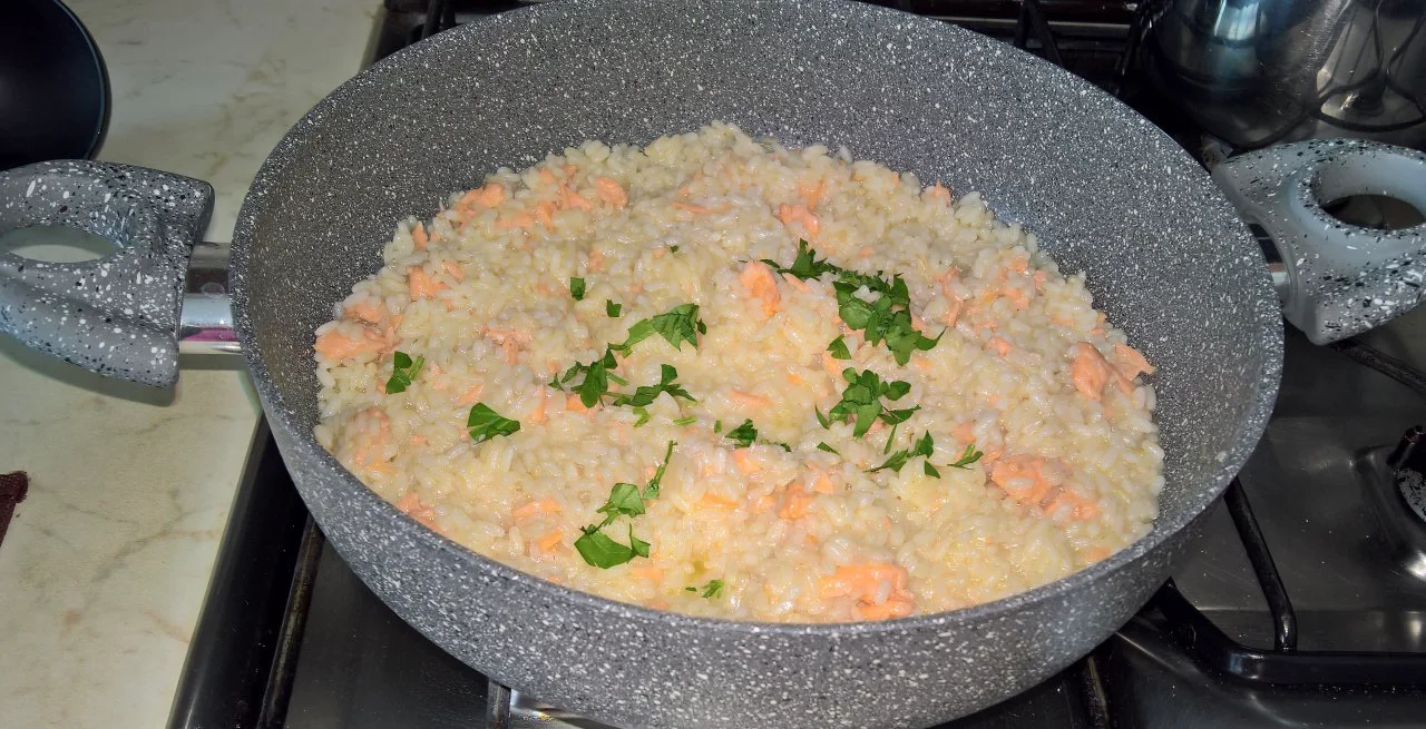 risotto salmonato